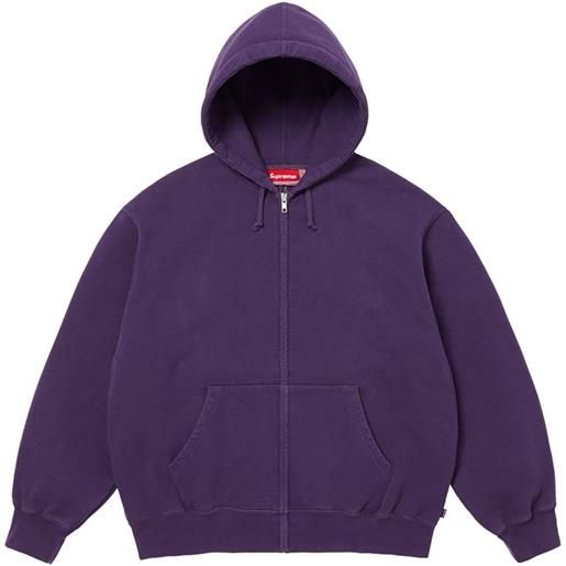 Supreme felpa con zip - viola