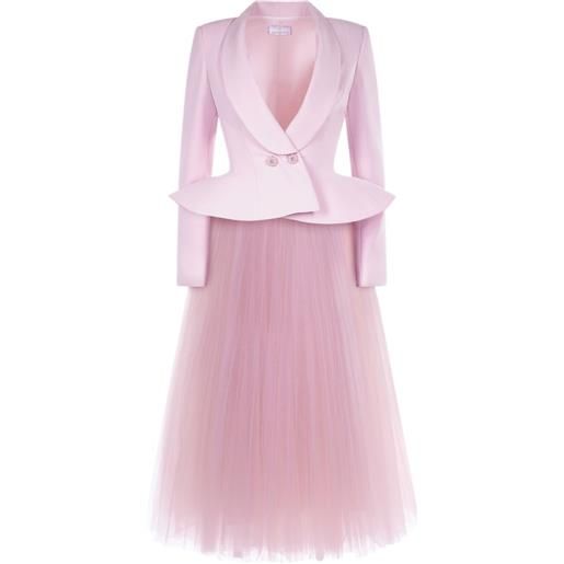 ARAFTU abito con gonna in tulle - rosa