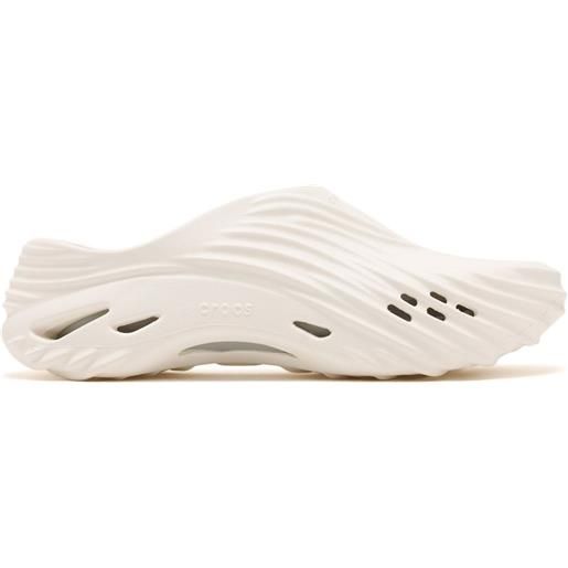 Crocs clogs echo con dettaglio cut-out - bianco