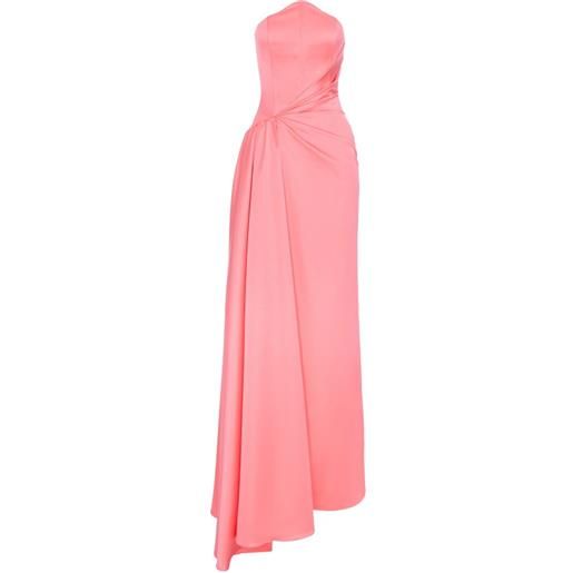 V:PM ATELIER abito lungo kira senza spalline - rosa