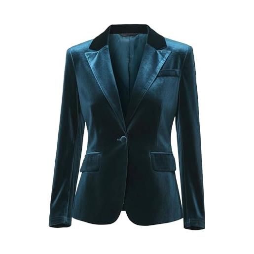 Donne Cappotto Invernale Elegante Vintage Manica Lunga Risvolto Slim Fit Doppio Petto con