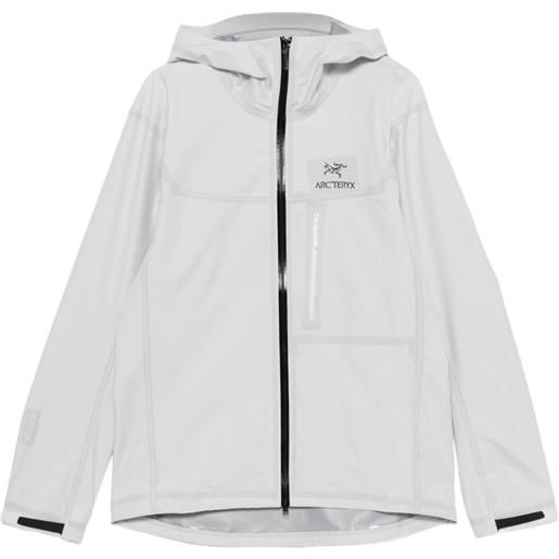 Arc'teryx giacca alpha sl con cappuccio - grigio