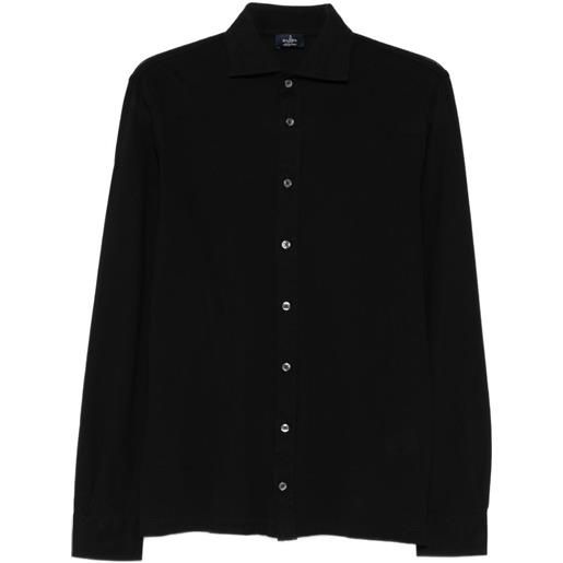 Barba camicia a maniche lunghe - nero