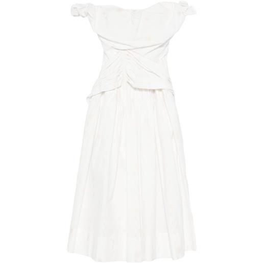 Vivienne Westwood abito da sera sunday a fiori - bianco