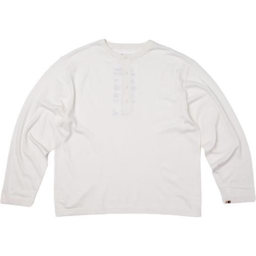 extreme cashmere t-shirt fatou a maniche lunghe - toni neutri