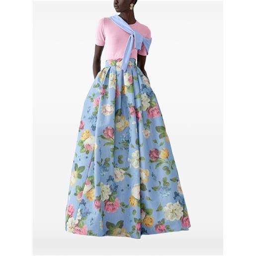 Carolina Herrera crewneck top - blu