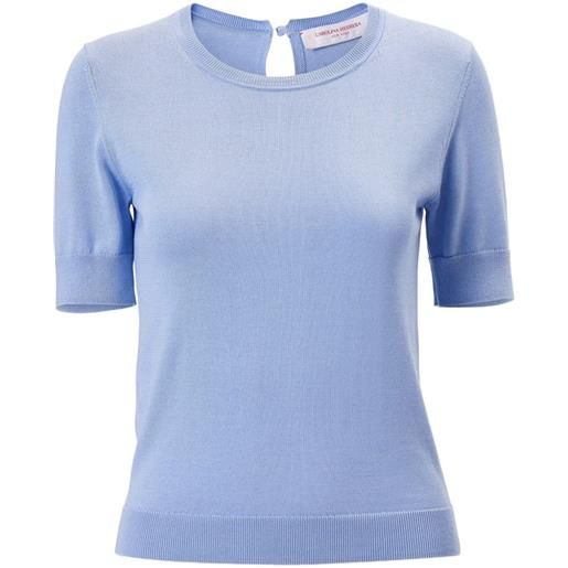 Carolina Herrera crewneck top - blu