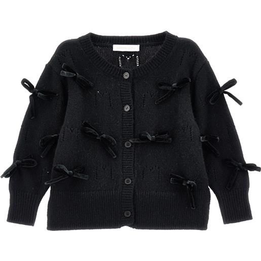 Monnalisa cardigan con fiocchi