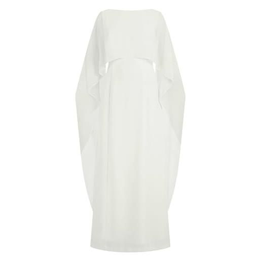 APART Fashion abito apart cape con eleganza fluida