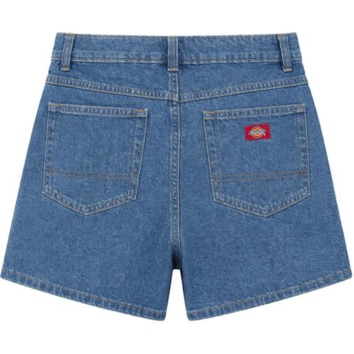Dickies shorts 984 5-inch in denim a vita alta da donna