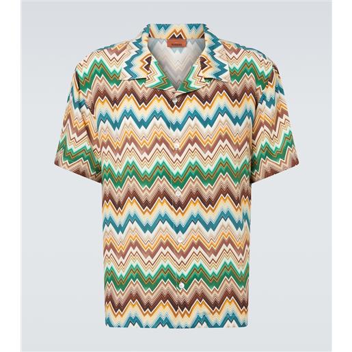 Missoni camicia bowling a zig-zag