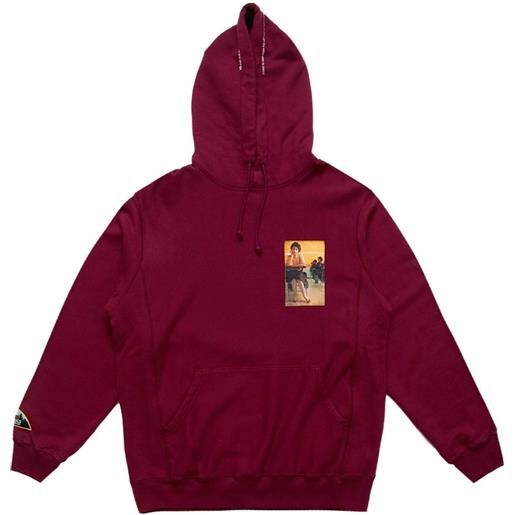 Undercover x twin peaks felpa con cappuccio - rosso
