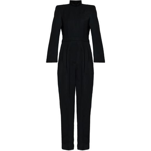 Givenchy tuta intera con schiena scoperta - nero