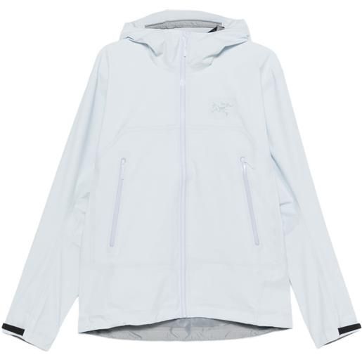Arc'teryx giacca con cappuccio e logo ricamato - blu