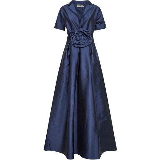 CHIARA BONI La Petite Robe abito lungo a fiori - blu