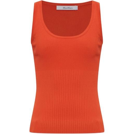 Max Mara canotta a coste - arancione