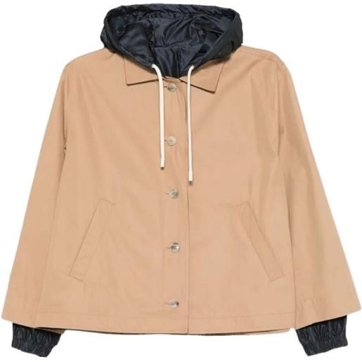Herno parka reversibile in gabardine - toni neutri