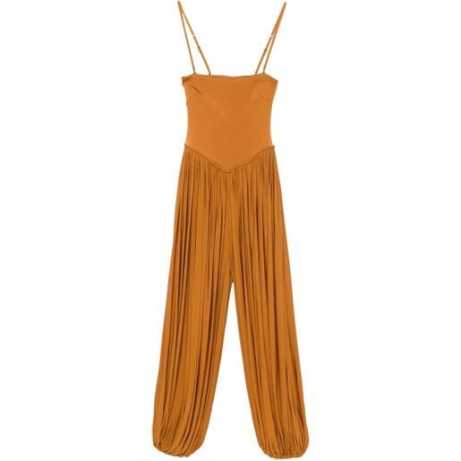 Zimmermann luna pleated-leg jumpsuit