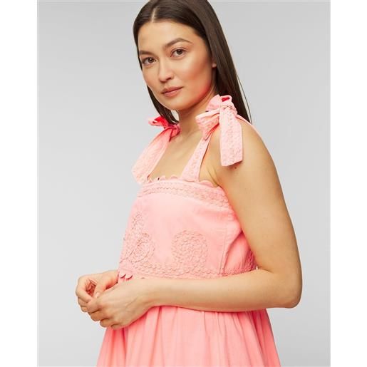 Juliet Dunn abito Juliet Dunn neon poplin dress