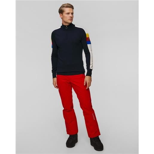 We Norwegians dolcevita blu scuro con cerniera da uomo We Norwegians varden