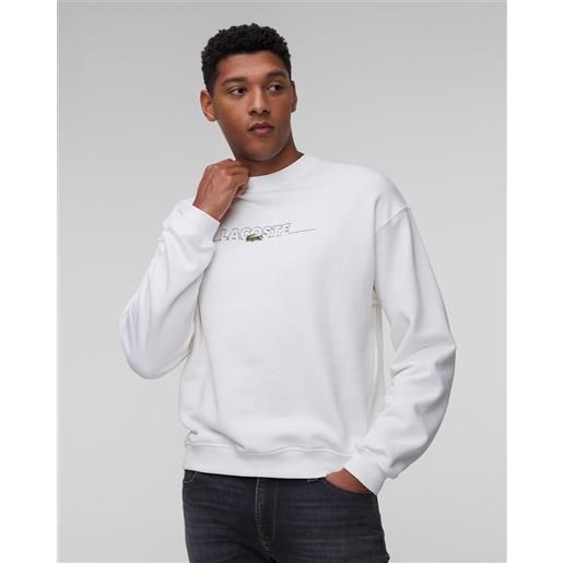 Lacoste felpa bianca da uomo Lacoste sh3878