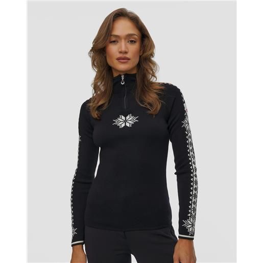 Dale of Norway maglione a collo alto di lana da donna dale of norway geilo