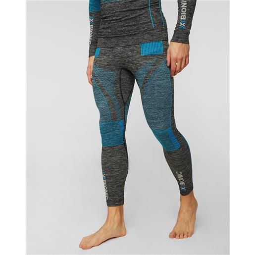 X-Bionic leggings termoattivi grigio-blu da uomo x-bionic energy accumulator 4.0 melange