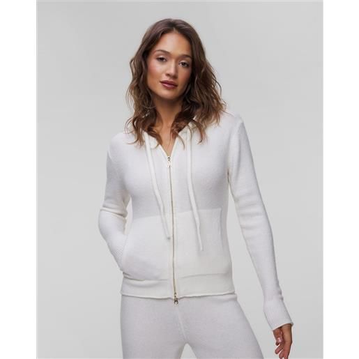 Deha felpa bianca in maglia da donna Deha