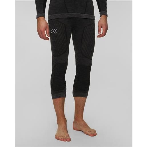 X-Bionic leggings termoattivi 3/4 da uomo x-bionic symbio merino pants