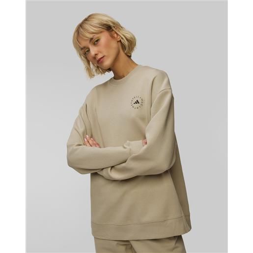 Adidas by Stella McCartney felpa beige da donna adidas by stella mccartney loose