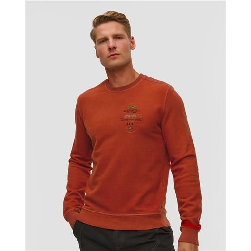 Aeronautica Militare felpa arancione da uomo Aeronautica Militare