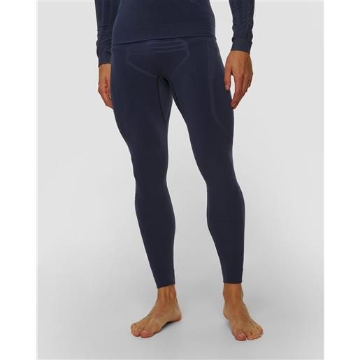 X-Bionic leggings termoattivi da uomo x-bionic heatloop pants blu scuro