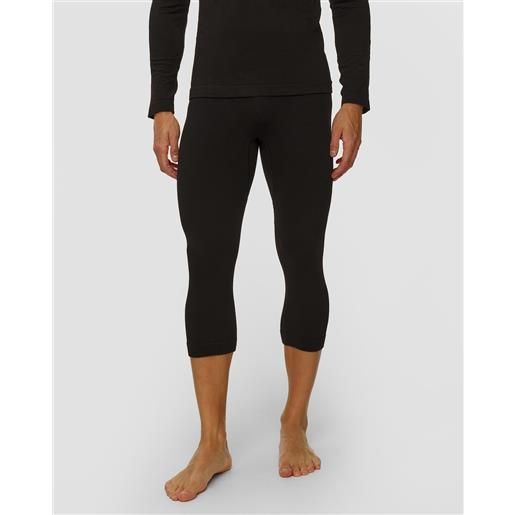 X-Bionic leggings termoattivi 3/4 da uomo x-bionic mightywool pants neri