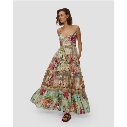 Camilla abito in lino da donna Camilla tiered bodice