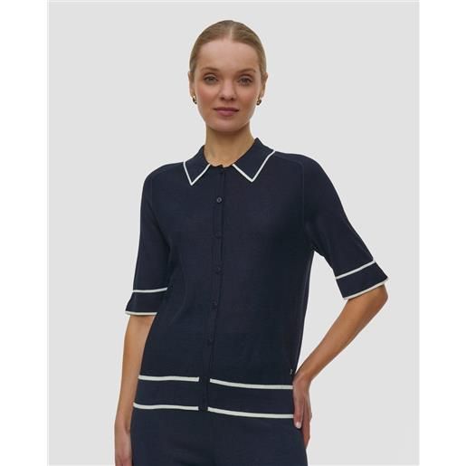 BOGNER cardigan in seta da donna bogner peaches