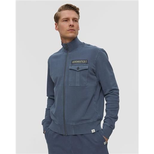 Aeronautica Militare felpa con zip da uomo Aeronautica Militare