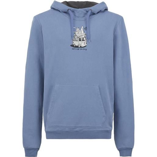 E9 maglia hood uomo steel blue/van