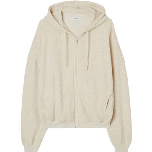 American Vintage maglia itonay full zip donna ecru