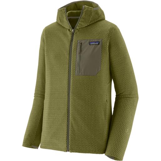 Patagonia maglia r1 air full-zip hoody uomo caper green