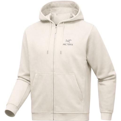 Arc'Teryx maglia emblem fleece full zip uomo sea salt