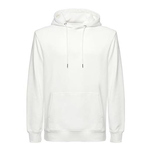 Hundredpercent felpa in canapa - unisex - morbida, confortevole & eco-friendly (it, testo, xl, regular, regular, bianco naturale)