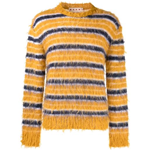 Marni maglione a righe - giallo