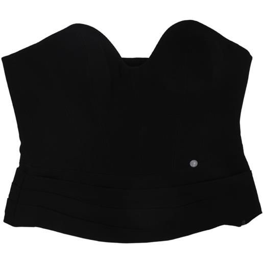 Nafsika Skourti top cute intentions senza spalline - nero
