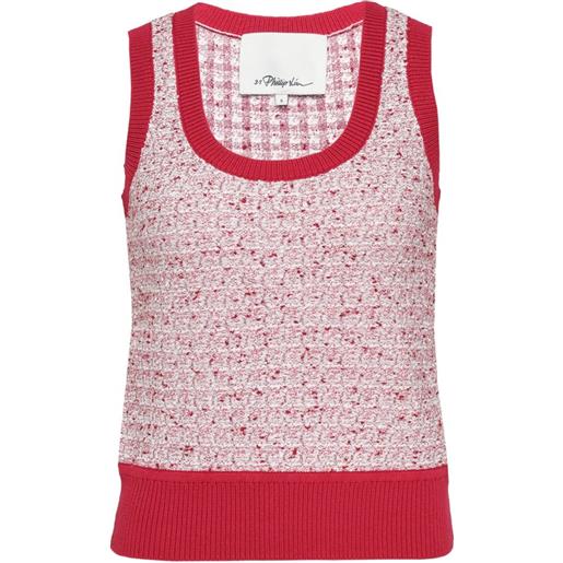 3.1 Phillip Lim knitted sleeveless sweater - rosso