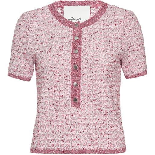 3.1 Phillip Lim top bouclé - rosso
