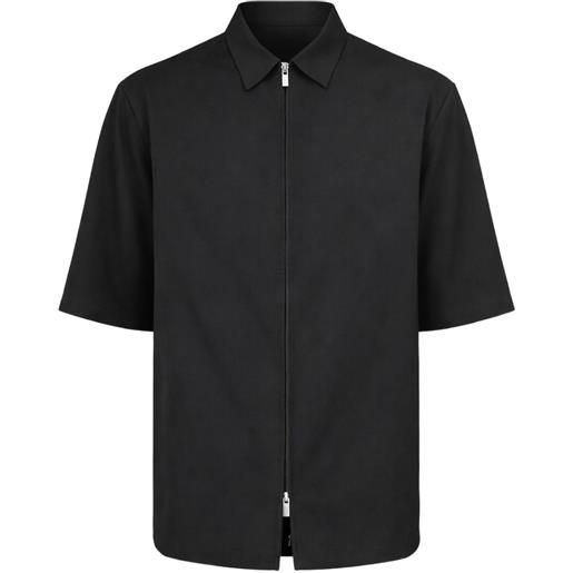 Barena giacca prama casual con zip - nero