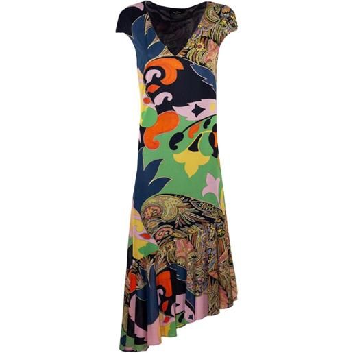 ETRO abito a fiori - nero