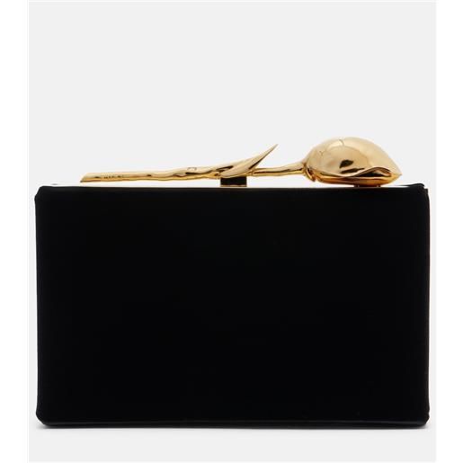 Erdem clutch bloom mini in velluto