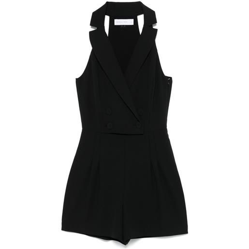 Patrizia Pepe tuta corta sartoriale - nero
