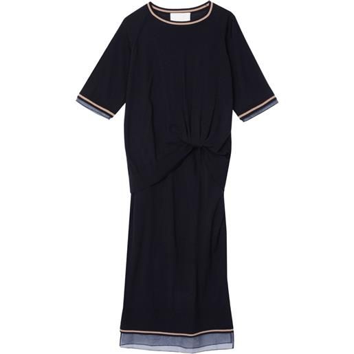3.1 Phillip Lim abito con design a incrocio - blu